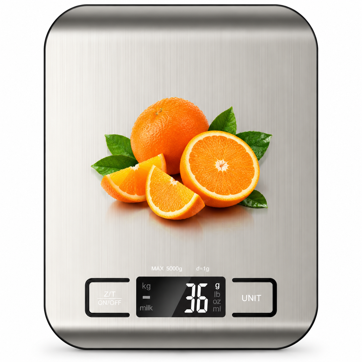 Digital Kitchen Food Scale with 6 Units & 1g Precision