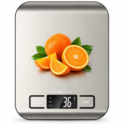 Digital Kitchen Food Scale with 6 Units & 1g Precision
